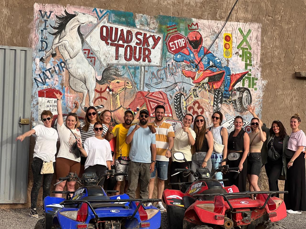 Sahara Quad Ouarzazate team